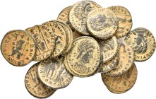 17 ANCIENT BRONZE COINS.SOLD AS SEEN.NO RETURN.