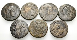 7 ANCIENT BRONZE COINS.SOLD AS SEEN.NO RETURN.