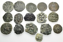 16 ANCIENT BRONZE COINS.SOLD AS SEEN.NO RETURN.