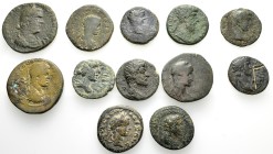 12 ANCIENT BRONZE COINS.SOLD AS SEEN.NO RETURN.