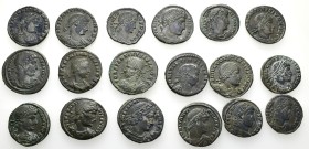 18 ANCIENT BRONZE COINS.SOLD AS SEEN.NO RETURN.