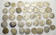 38 ANCIENT SILVER ISLAMIC COINS.SOLD AS SEEN.NO RETURN.