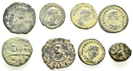 8 ANCIENT BRONZE COINS.SOLD AS SEEN.NO RETURN.