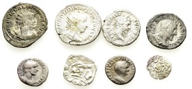 8 ANCIENT SILVER COINS.SOLD AS SEEN.NO RETURN.