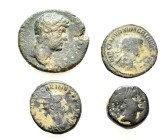 4 ANCIENT BRONZE COINS.SOLD AS SEEN.NO RETURN.