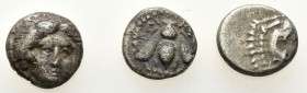 3 ANCIENT SILVER COINS.SOLD AS SEEN.NO RETURN.