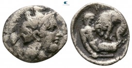 Lucania. Herakleia circa 433-330 BC. Diobol AR