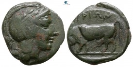 Lucania. Thourioi circa 350 BC. Bronze Æ