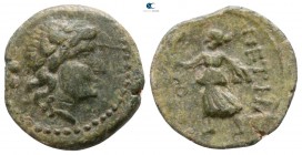 Bruttium. Petelia circa 214-204 BC. Sextans Æ