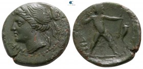 Bruttium. The Brettii circa 214-211 BC. Bronze Æ