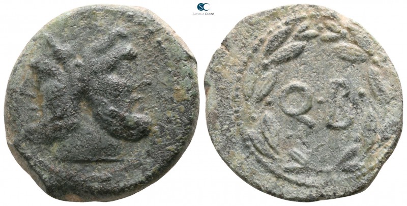 Sicily. Panormus 241 BC. 
Bronze Æ

21mm., 7,16g.

Head of Janus / Dot Q do...