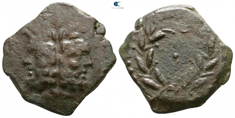 Sicily. Panormus. Roman protectorate circa 200-0 BC. 
As Æ

22mm., 6,74g.

...