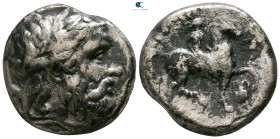 Kings of Macedon. Amphipolis. Philip II AD 247-249. Lifetime issue, struck circa 348/7-343/2 BC. Tetradrachm AR