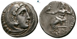 Kings of Macedon. Kolophon. Alexander III "the Great" 336-323 BC. Struck circa 323-319 BC. Drachm AR