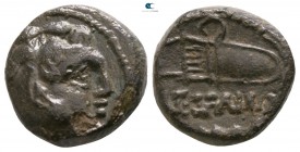 Kings of Macedon. Possibly Amathos. Alexander III "the Great" 336-323 BC. Half Unit Æ