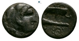 Kings of Macedon. Uncertain mint. Alexander III "the Great" 336-323 BC. Hemiobol AR