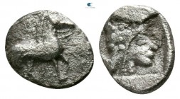 Macedon. Potidaea 450-432 BC. Tritemorion AR