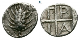 Macedon. Tragilos circa 450-400 BC. Hemiobol AR