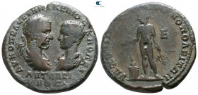 Moesia Inferior. Marcianopolis. Macrinus and Diadumenian AD 217-218. Pentassarion AE