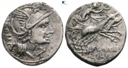 L. Flaminius Chilo 109-108 BC. Rome. Denarius AR