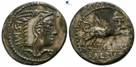 L. Thorius Balbus 105 BC. Rome. Fourreè Denarius