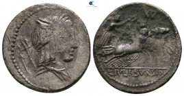 L. Iulius Bursio 85 BC. Rome. Denarius AR