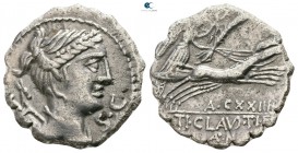 Ti. Claudius Ti. f. Ap. n. Nero 79 BC. Rome. Denarius AR