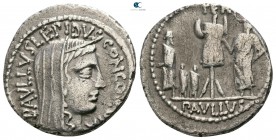 L. Aemilius Lepidus Paullus 62 BC. Rome. Denarius AR