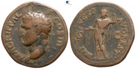 Agrippa 12 BC. Restitution issue under Titus, AD 79-81. Rome. As Æ