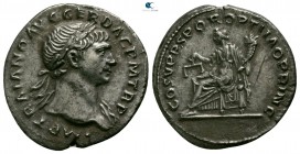Trajan AD 98-117. Struck circa AD 107-111. Rome. Denarius AR
