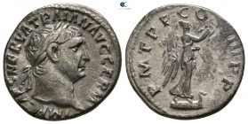 Trajan AD 98-117. Rome. Denarius Æ