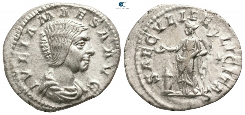 Julia Maesa AD 218-224. Rome
Denarius AR

18mm., 3,44g.

IVLIA MAESA AVG, d...