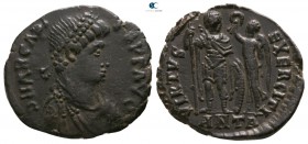 Arcadius AD 383-408. Struck circa AD 394/395-400. Antioch. Follis Æ
