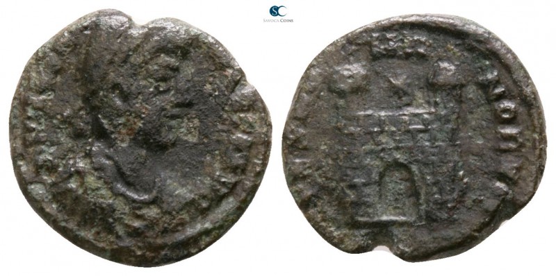 Magnus Maximus AD 383-388. Possibly Aquileia
Nummus Æ

13mm., 1,43g.

D N M...