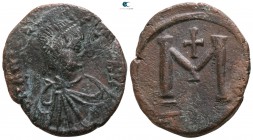 Anastasius I AD 491-518. Possible Constantinople. Follis Æ
