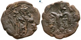 Constans II. AD 641-668. Possibly Constantinople. Follis Æ