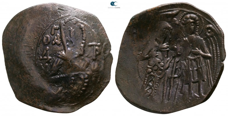 Michael VIII Palaeologus AD 1261-1282. Thessalonica
Trachy Æ

25mm., 3,05g.
...