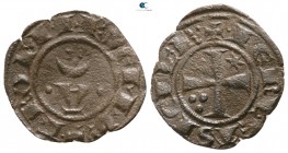 Frederick II, as Holy Roman Emperor AD 1220-1245. Struck AD 1242. Kingdom of Sicily. Messina or Brindisi. Mezzo Denaro BI
