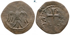 Ivan Aleksandar. Second empire AD 1331-1371. Struck AD 1350-1360. Veliko Tarnovo. Trachy Æ. Dochev Type III.