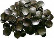 Lot of ca. 100 byzantine skyphate coins / SOLD AS SEEN, NO RETURN!