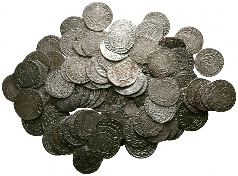 Lot of ca. 100 medieval silver coins / SOLD AS SEEN, NO RETURN!

very fine
