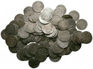 Lot of ca. 100 medieval silver coins / SOLD AS SEEN, NO RETURN!