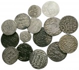 Lot of 15 seldjuk islamic silver coins / SOLD AS SEEN, NO RETURN!