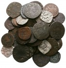 Lot of 50 mixed bronze and silver coins (mostly Italian) / SOLD AS SEEN! NO RETURN!