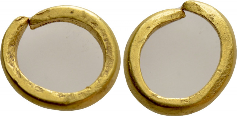 CELTS. GOLD Ring Money (Circa 1150-750 BC). 

Obv: .
Rev: .

Cf. Van Arsdel...