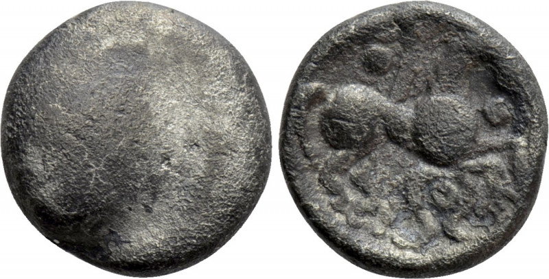 CENTRAL EUROPE. Boii. Obol (1st century BC). Type "Roseldorf I". 

Obv: Plain ...