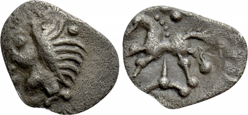 CENTRAL EUROPE. Vindelici. Hemiobol - 1/4 Quinarius (1st century BC). "Manching ...