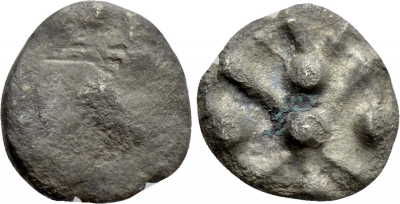 CENTRAL EUROPE. Noricum. Obol (Late 2nd century BC). "Eis" type. 

Obv: Plain ...