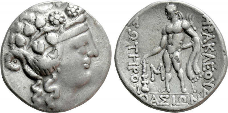 EASTERN EUROPE. Imitations of Thasos. Tetradrachm (2nd-1st centuries BC). 

Ob...