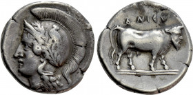 CAMPANIA. Hyria. Nomos (Circa 405-385 BC)
